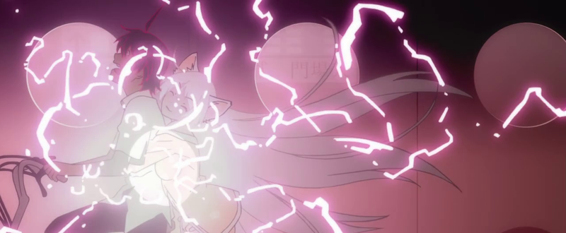 Electrifrying. Inside her cleavage she must store a Van de Graaf generator.